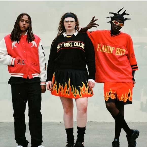 Melody Ehsani x Megan Thee Stallion x Flamin Hot Hot Girl Club Sweater - Picture 2 of 6